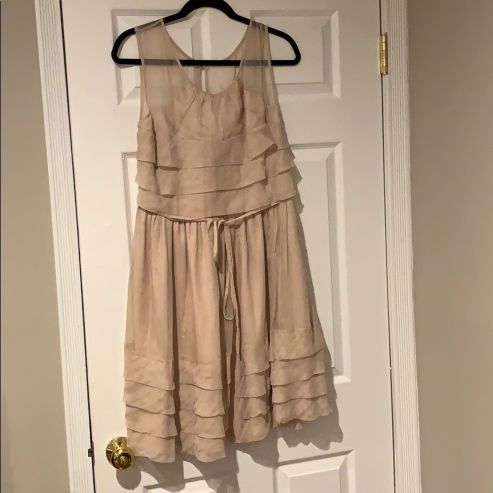 Anthropologie 100% silk dress